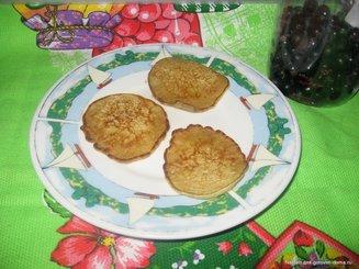 Заварные блины на кефире