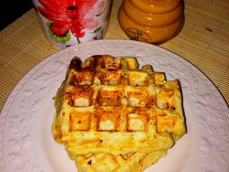 Сырники в вафельнице