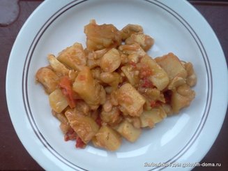 Мексиканское овощное рагу с куриным филе