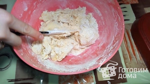 Кудрявый пирог с вареньем из песочного теста фото к рецепту 1