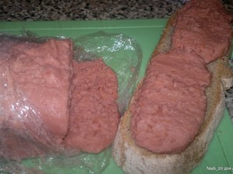 Постная "колбаса"из бобовых