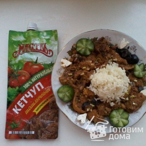 Тушеная курица