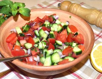 Salad-e Shirazi - иранский салат "Ширази"