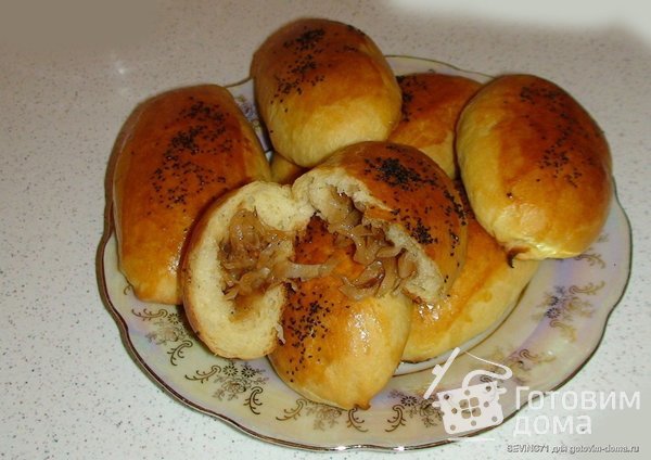Пирожки пышные с картофельной и капустной начинкой фото к рецепту 4
