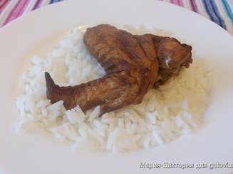Маринованная  и запечёная курица