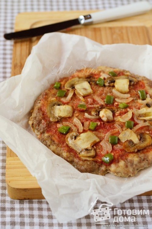 Meatza – Мексиканская мясная “пицца”