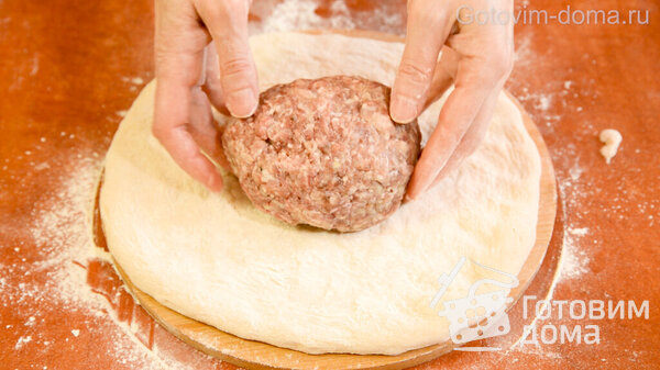 Фыдджын (осетинские пироги с мясом) фото к рецепту 7