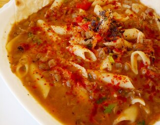 Армянский густой суп " Почов апур"
