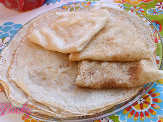 Постные блины на минералке
