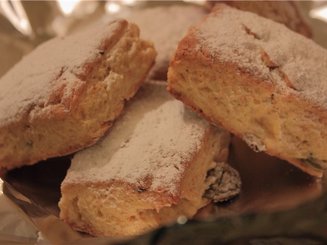 Рождественское  немецкое печенье "Mini-Stollen"