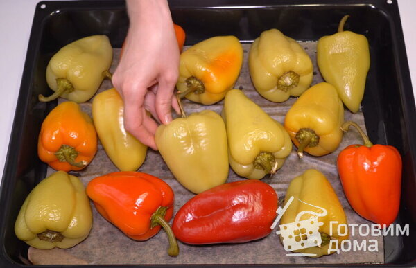 Полезный салат из разноцветных перцев фото к рецепту 2