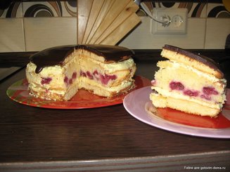 Пляцок "Аммоняк с вишней"