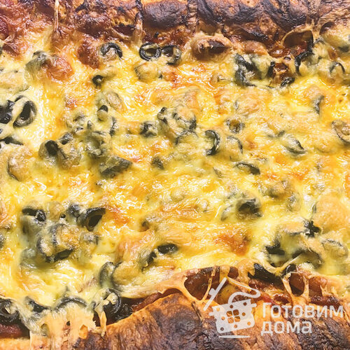 Пицца по-чикагски (deep dish pizza)