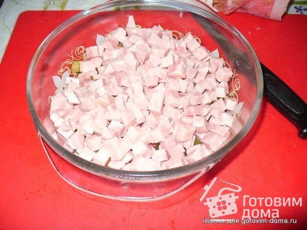 Салат &quot;Лапти&quot; фото к рецепту 3