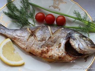 Кумжа (морская форель) запеченная