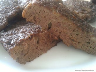 Печёночные котлеты с гречневой мукой