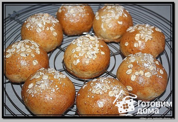 Овсяные булочки фото к рецепту 4