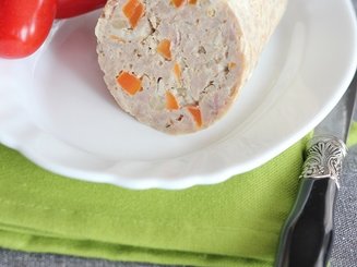 Домашняя вареная колбаса из курицы