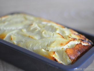 Творожная запеканка с кукурузной мукой