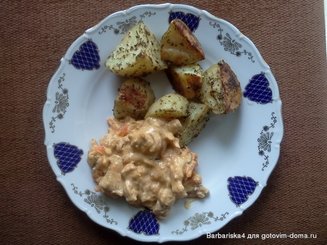 Курочка в сырном соусе