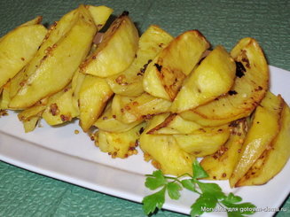 Запеченный картофель с горчицей