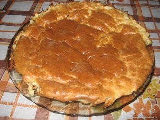 Быстрый пирог с капустой