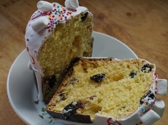 Легкий и очень нежный пасхальный кулич