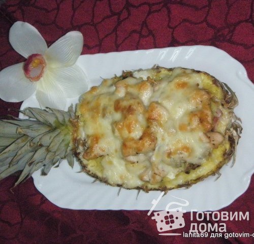 Фаршированный ананас &quot;Стрелы амура&quot;