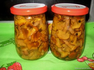 Маринованные белые грибы