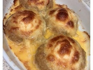 Мясные гнёзда с яйцом и сыром
