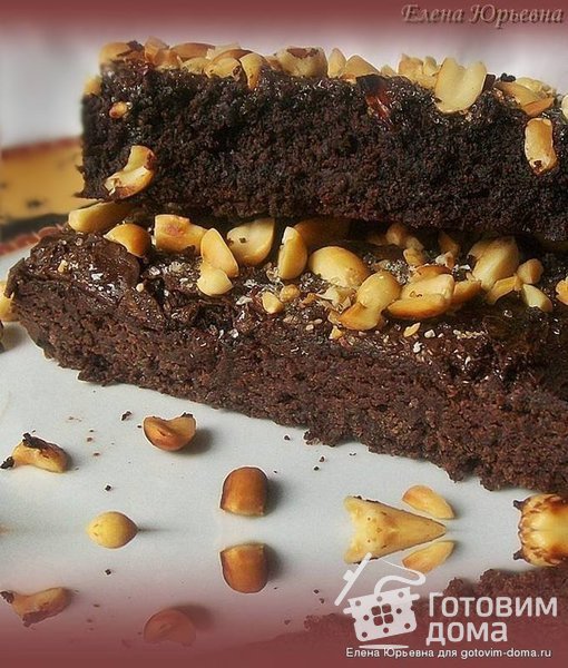 Шоколадные пирожные с цукини фото к рецепту 3