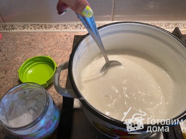 Крахмальный суп-пюре с нотками плавленого сыра фото к рецепту 1