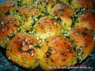 Пампушки чесночные