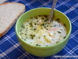 Молочный суп с рыбой по-эстонски