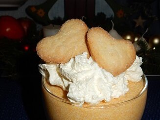 Панна котта с хурмой