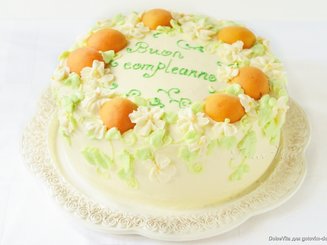   Шоколадный торт с малиновым и лимонным кремом