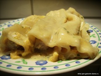 Каннеллони с мясной начинкой