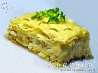 Постная лазанья