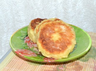 Сырники из творога с яблоками