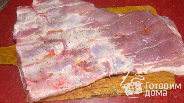 Свиная грудинка в духовке фото к рецепту 2