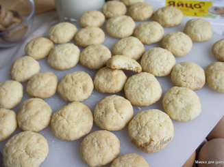 Печенье с белым шоколадом и кокосовой стружкой