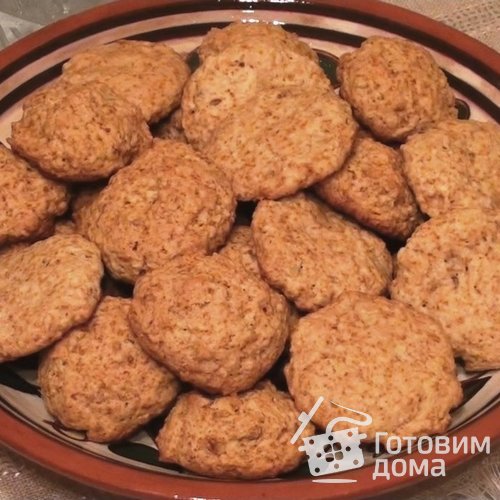 Печенье овсяное (с медом и грецкими орехами)