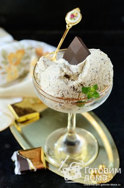Мятное мороженое с шоколадом фото к рецепту 14