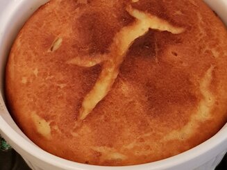 Творожная запеканка с кукурузной мукой