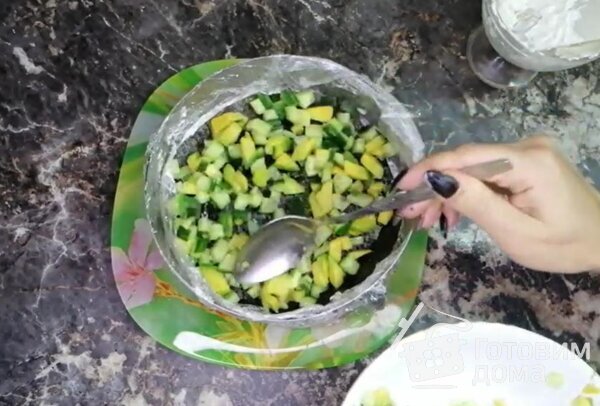 Праздничный Суши-Салат фото к рецепту 4