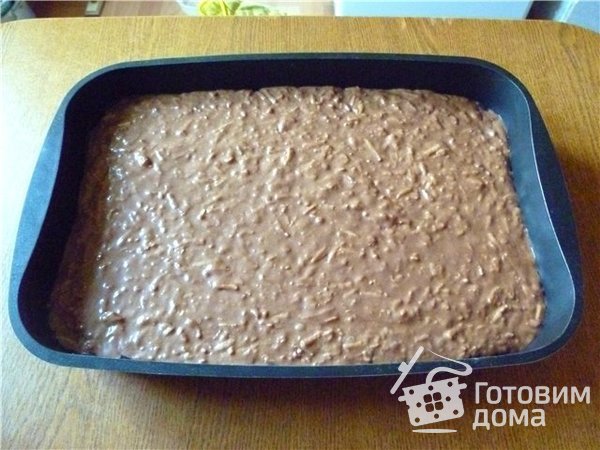 Шоколадно-яблочный пирог фото к рецепту 7