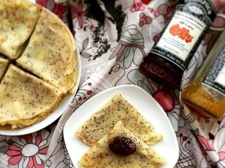 Кукурузные блины с маком