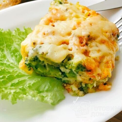 Пирог с брокколи