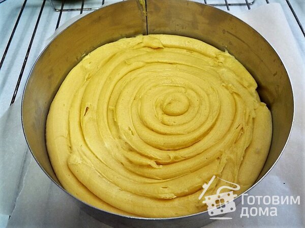 Торт с профитролями из заварного теста, с морепродуктами и майонезом ТМ &quot;Махеевъ&quot; фото к рецепту 5