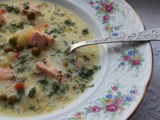 Суп из семги по-шведски